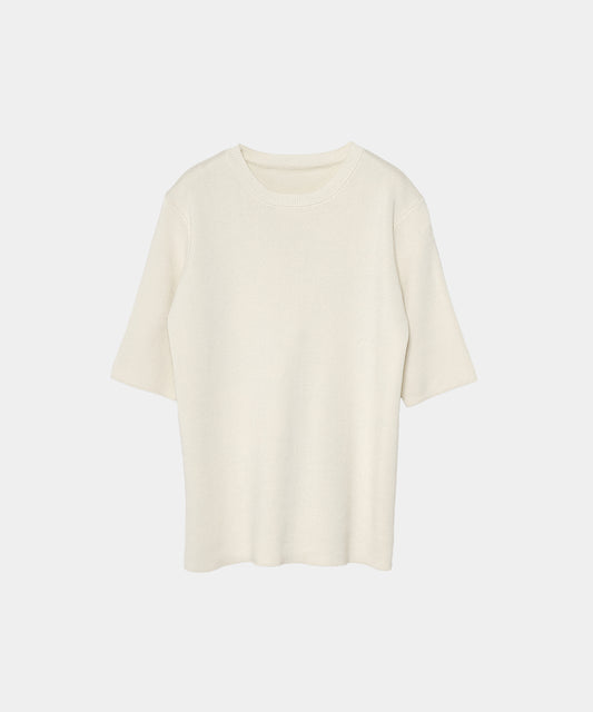 【Machine Washable】Half Sleeve Knit