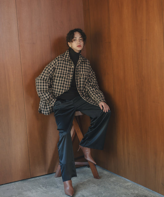 【Assorted Fabrics】Oversize Shirt Jacket