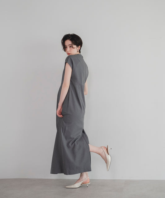 【Machine Washable】Front Tuck Cocoon One Piece