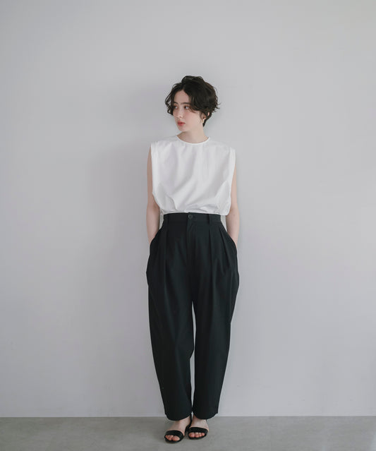【Water Repellent】Two Tuck Easy Pants
