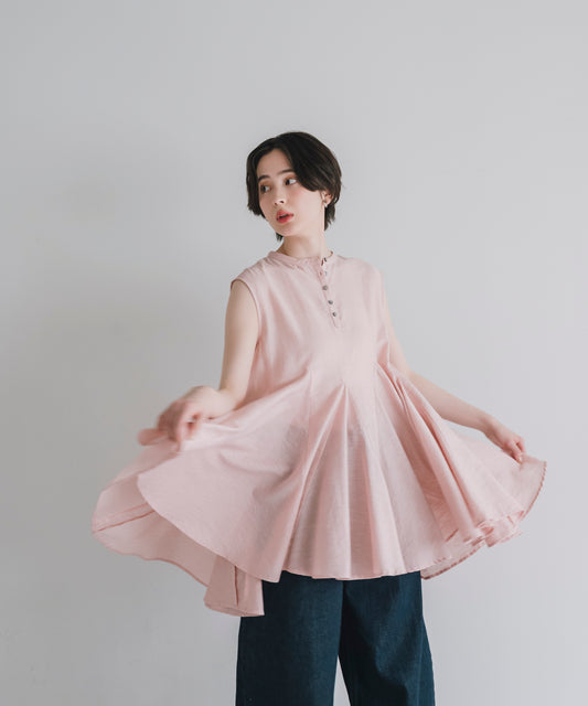 【Easy-Care】A-Line Peplum Tunic
