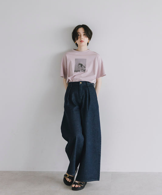 【Cool-Touch】KUTAKUTA Tulip Relaxed Tee
