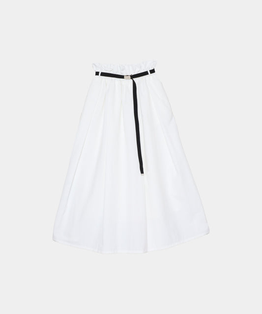 【Water-Repellent】Belt set Flared Skirt