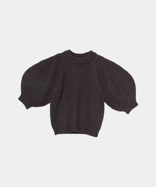 【Anti-Pilling】Wool Mix Half Sleeve Knit