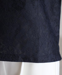 【Wrinkle Prevention】Lace Basic Tshirts