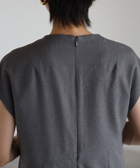 【Machine Washable】Front Tuck Cocoon One Piece