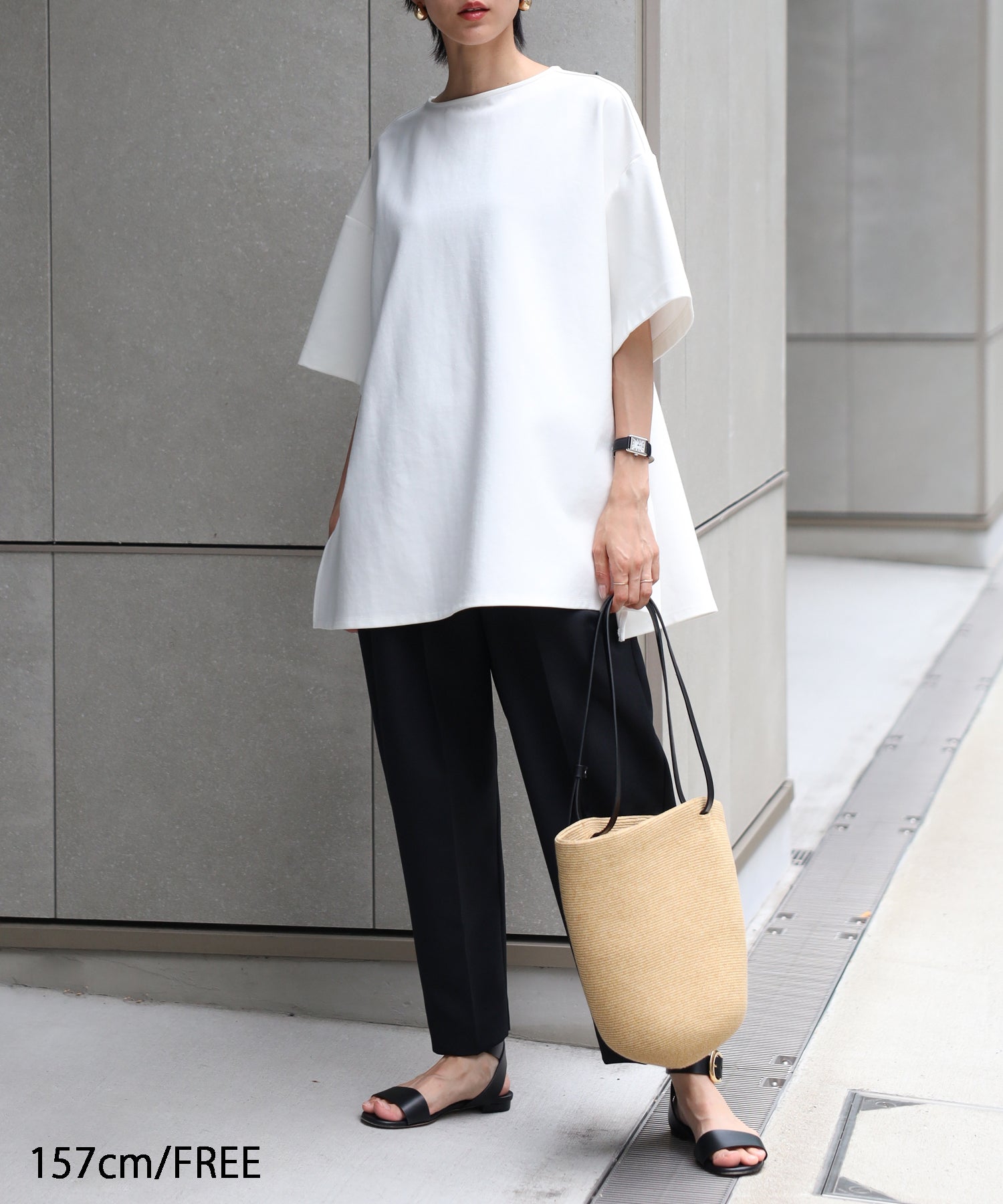 Cool Touch】Basic Side Slit Punch The Dough TShirt – maré（マレ