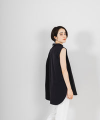 【Multi-Function 】Classic Collar Side Slit Blouse