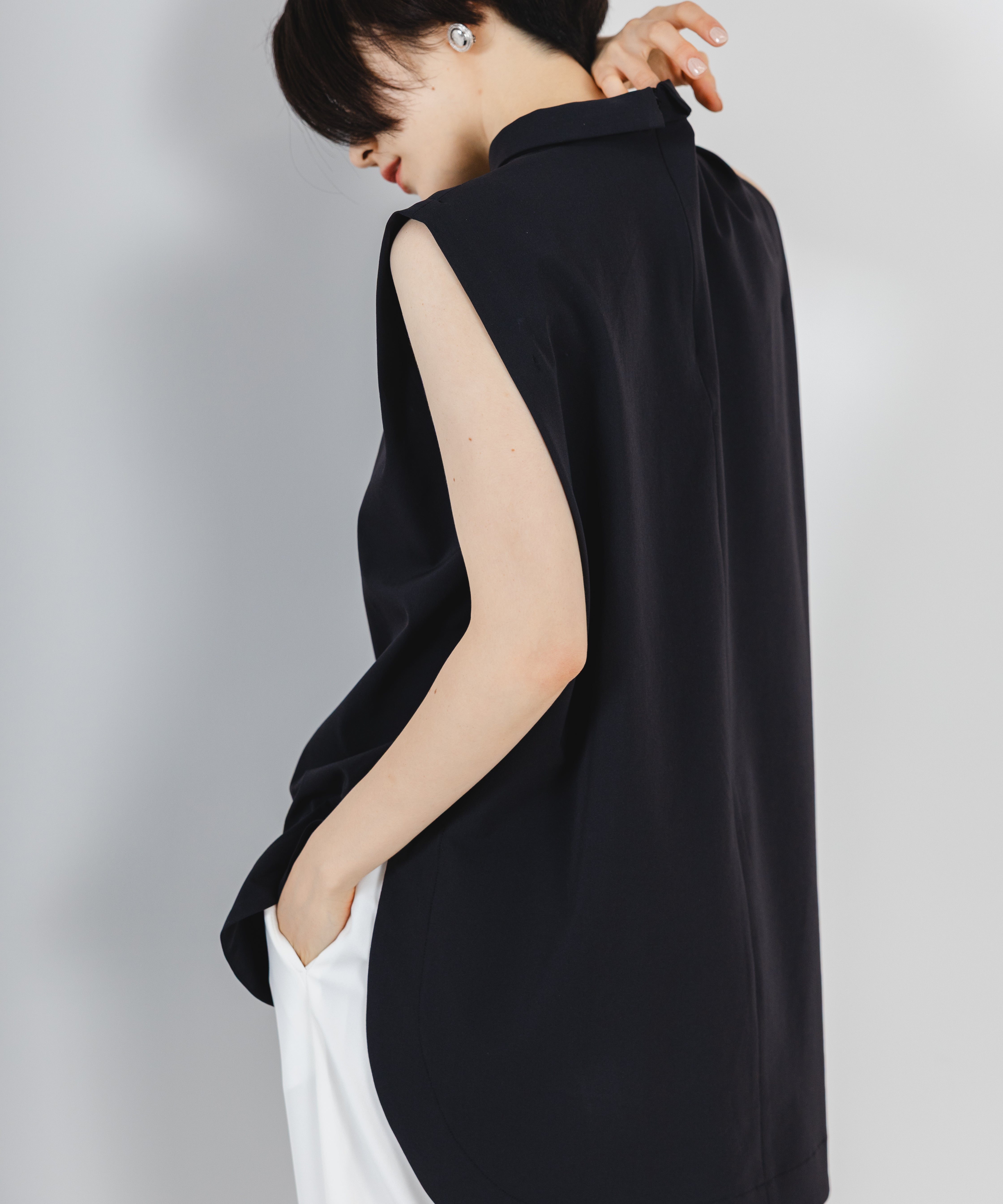 mare マレSide Slit Overshirt