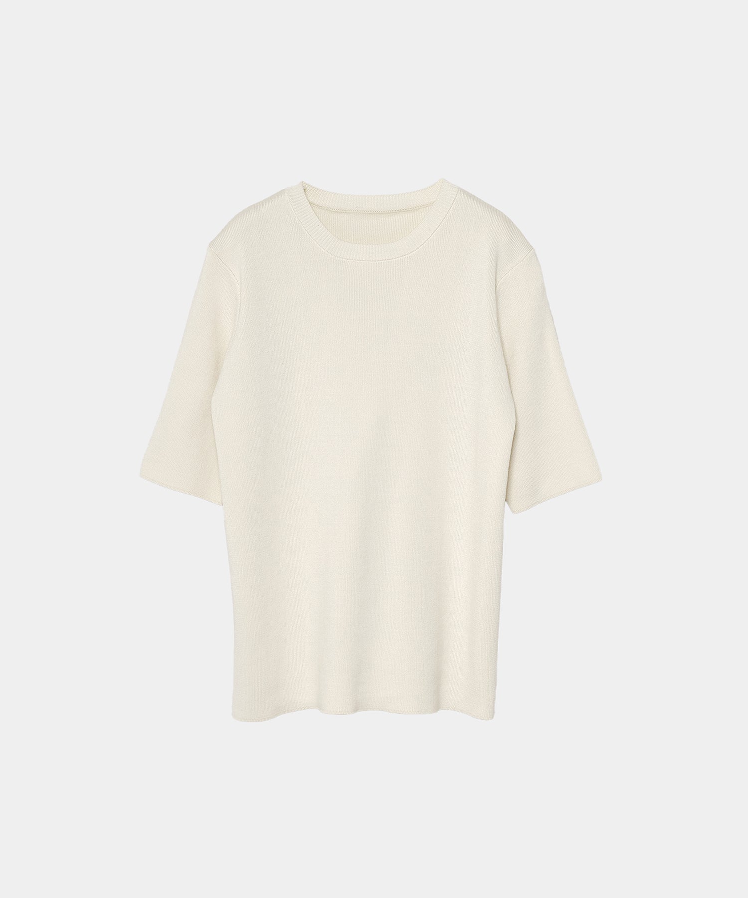 【Machine Washable】Half Sleeve Knit