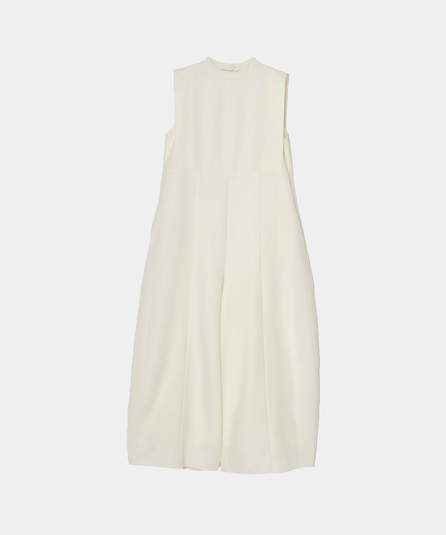 【Wrinkle Prevention】Cocoon Sleeveless All In One