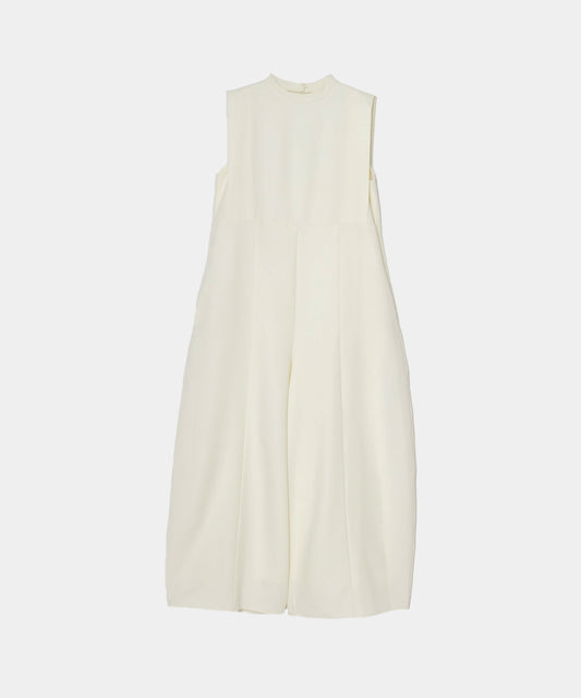 【Wrinkle Prevention】Cocoon Sleeveless All In One