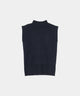 【Machine Washable】Hight Neck Sleeve Less Knit