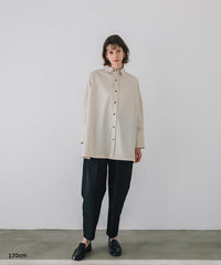 【Machine-Washable】Stripe Over Shirts