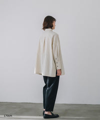 【Machine-Washable】Stripe Over Shirts