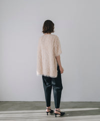 【Soft-Touch】Feather Like Over Tshirts