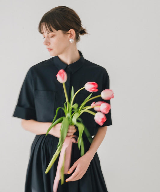 【Cool-Touch】Roll Up Half Sleeve Shirts