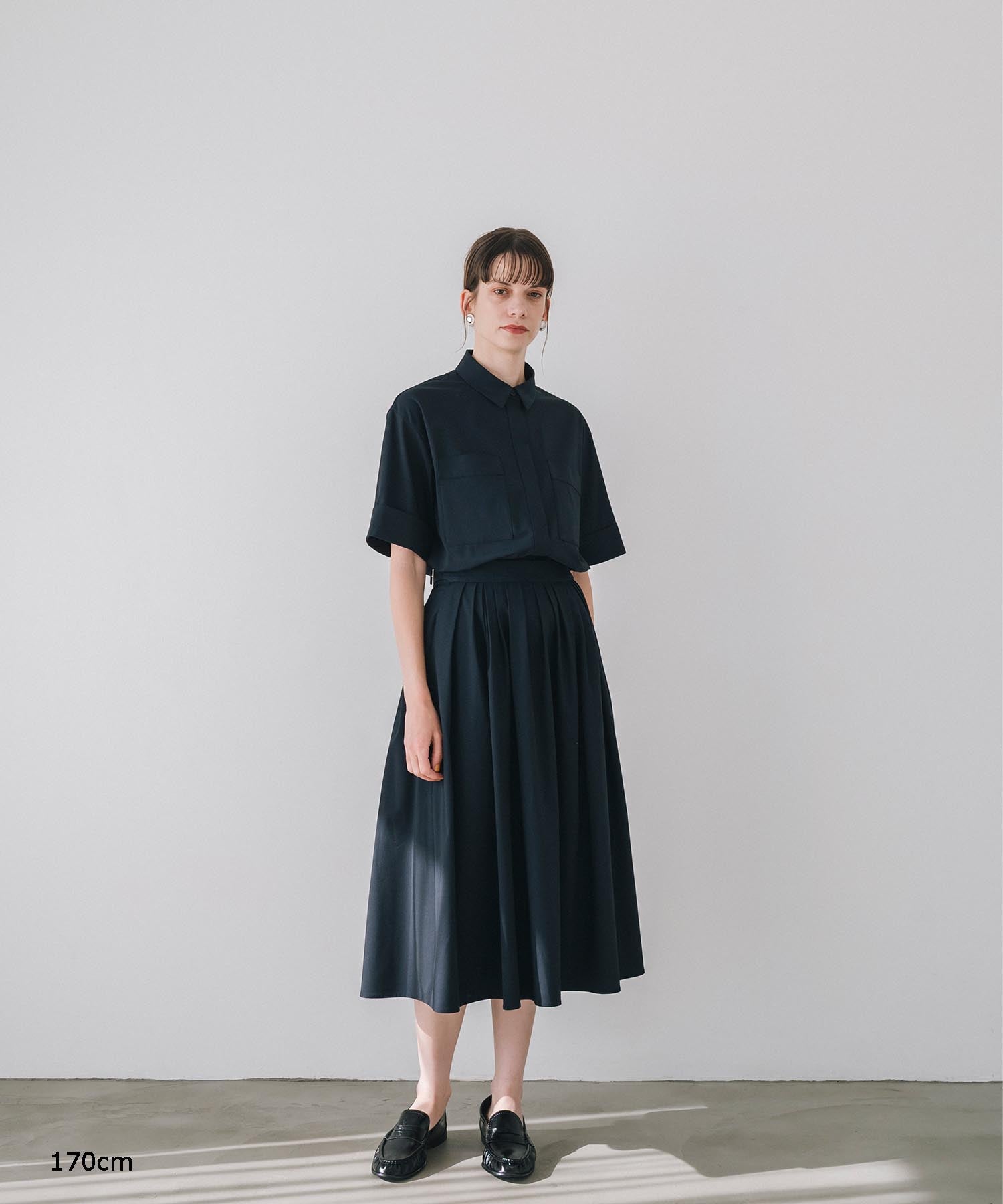 【Cool-Touch】Roll Up Half Sleeve Shirts