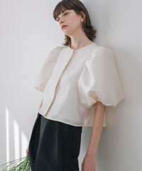 【Multi-Function】Soft Volume Puff Sleeve Blouse