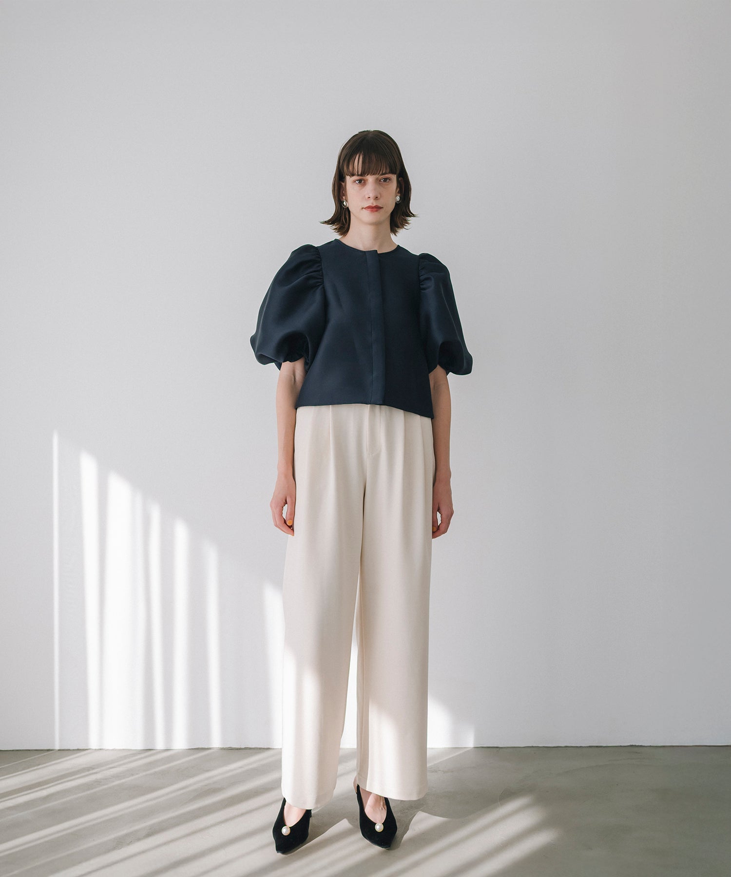 新品　mare Soft Volume Puff Sleeve Blouse Multi-Function】Soft Volume Puff Sleeve Blouse – maré（マレ
