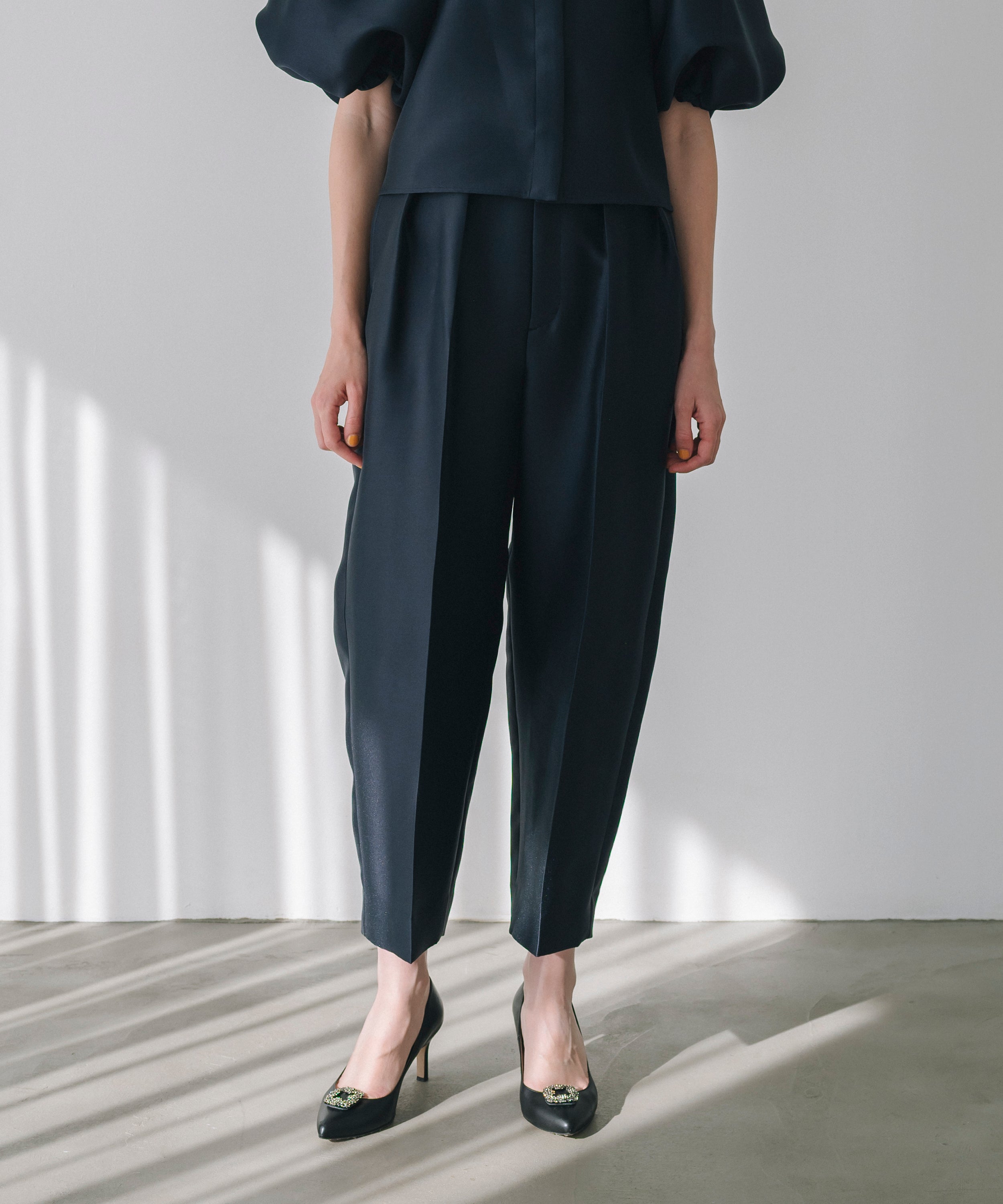 Water-Repellent】Basic Peplum Blouse – maré（マレ）オンラインストア