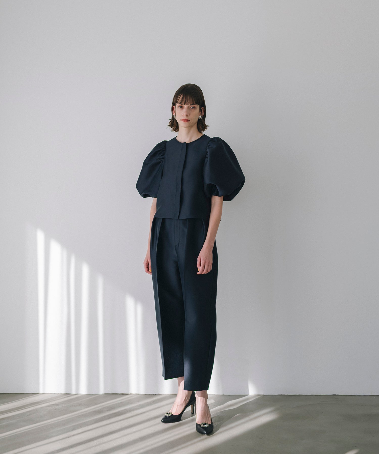 Multi-Function】Soft Volume Puff Sleeve Blouse – maré（マレ