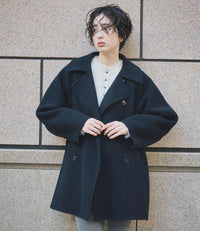 Double Breasted Cocoon Coat