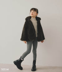 【Machine-Washable】Kids Teddy Boa coat
