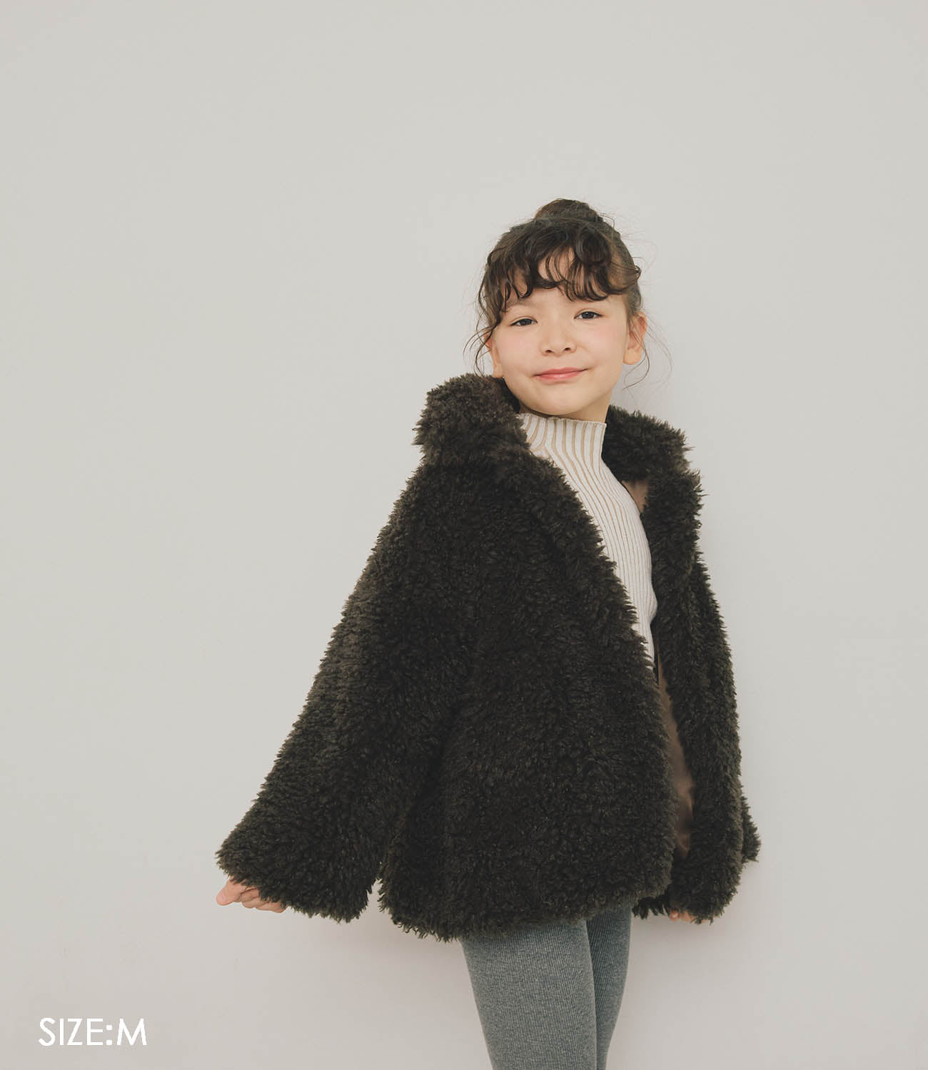 【Machine-Washable】Kids Teddy Boa coat