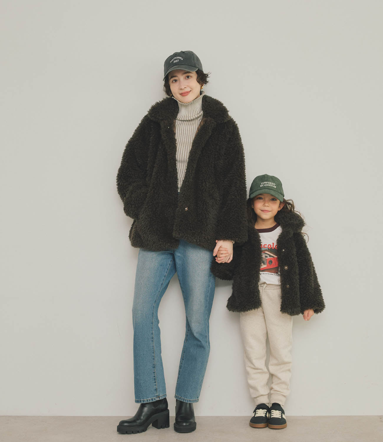 【Machine-Washable】2Way Collar Boa Coat