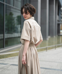 【Cool-Touch】Roll Up Half Sleeve Shirts