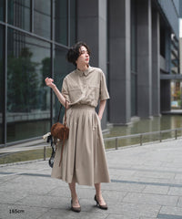 【Cool-Touch】Roll Up Half Sleeve Shirts