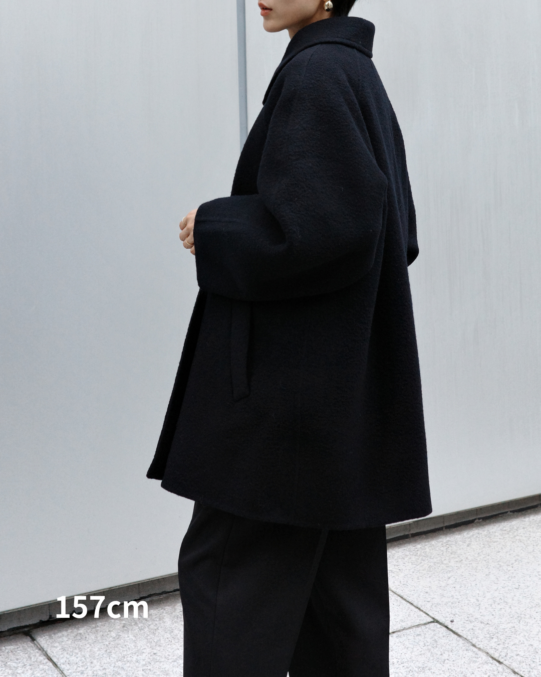 【Pre-Order】Double Breasted Cocoon Coat