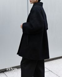 【Pre-Order】Double Breasted Cocoon Coat