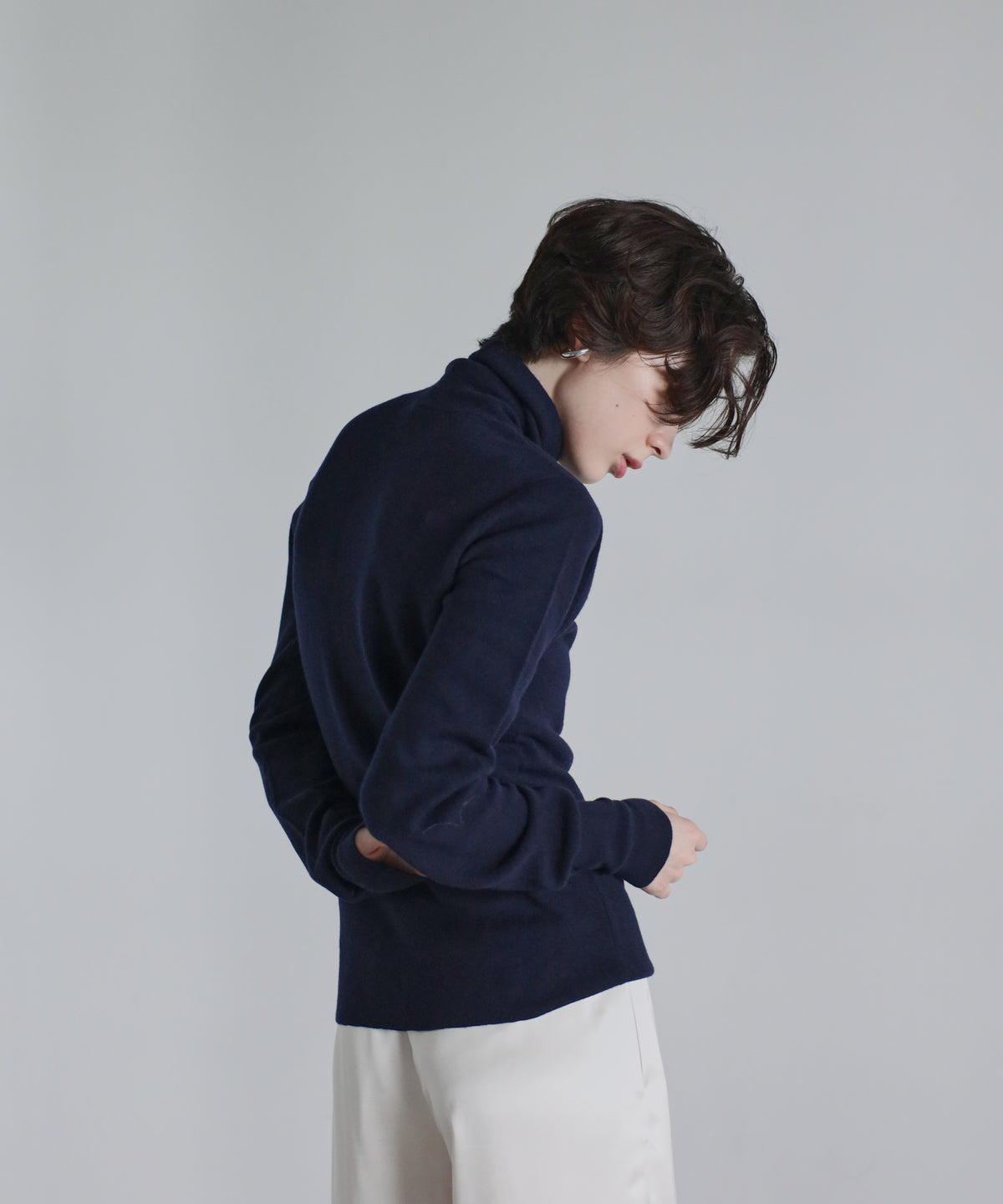 【Superfine Merino Wool】Minimal Turtleneck Knit