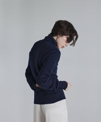 【Superfine Merino Wool】Minimal Turtleneck Knit