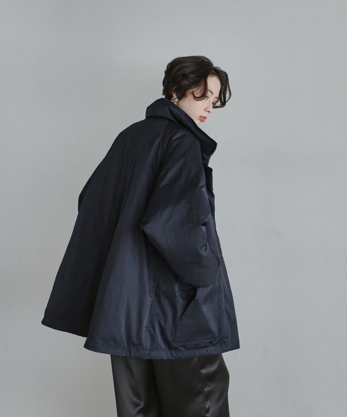 【Multi-Pocket】Stand Collar Blouson