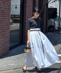 【Machine Washable】Half Sleeve Knit
