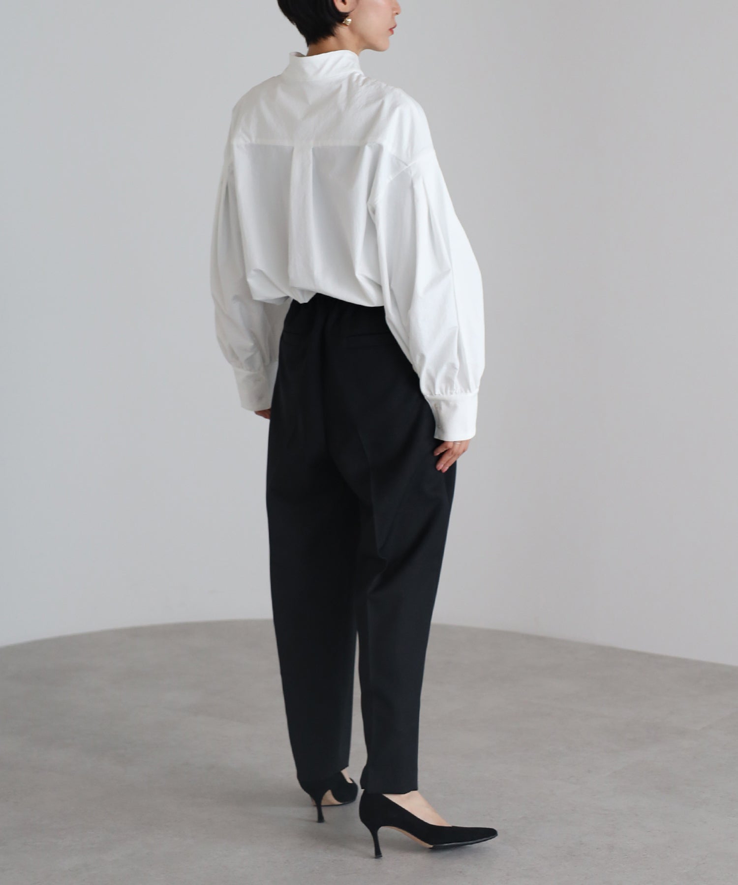 Gold Button Volume Sleeve Blouse – maré（マレ）オンラインストア