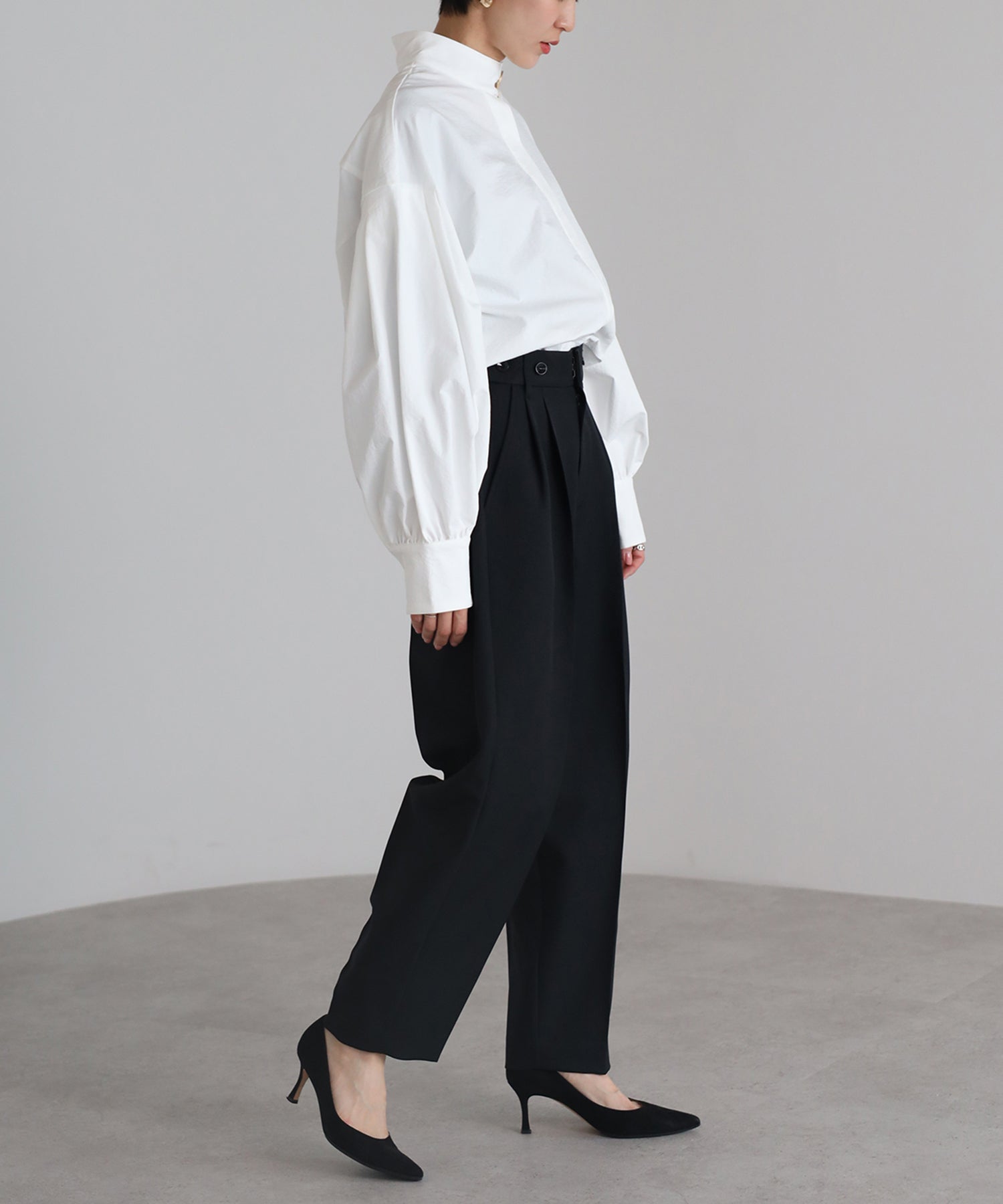 【Multi-Function】Tuck Belt Slacks
