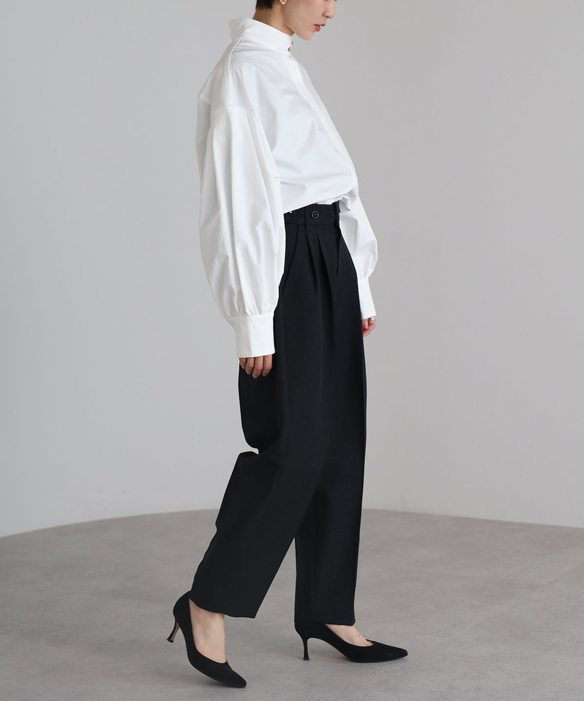 【Multi-Function】Tuck Belt Slacks