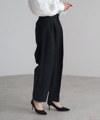 【Multi-Function】Tuck Belt Slacks