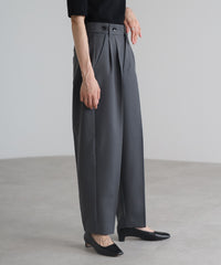 【Multi-Function】Tuck Belt Slacks