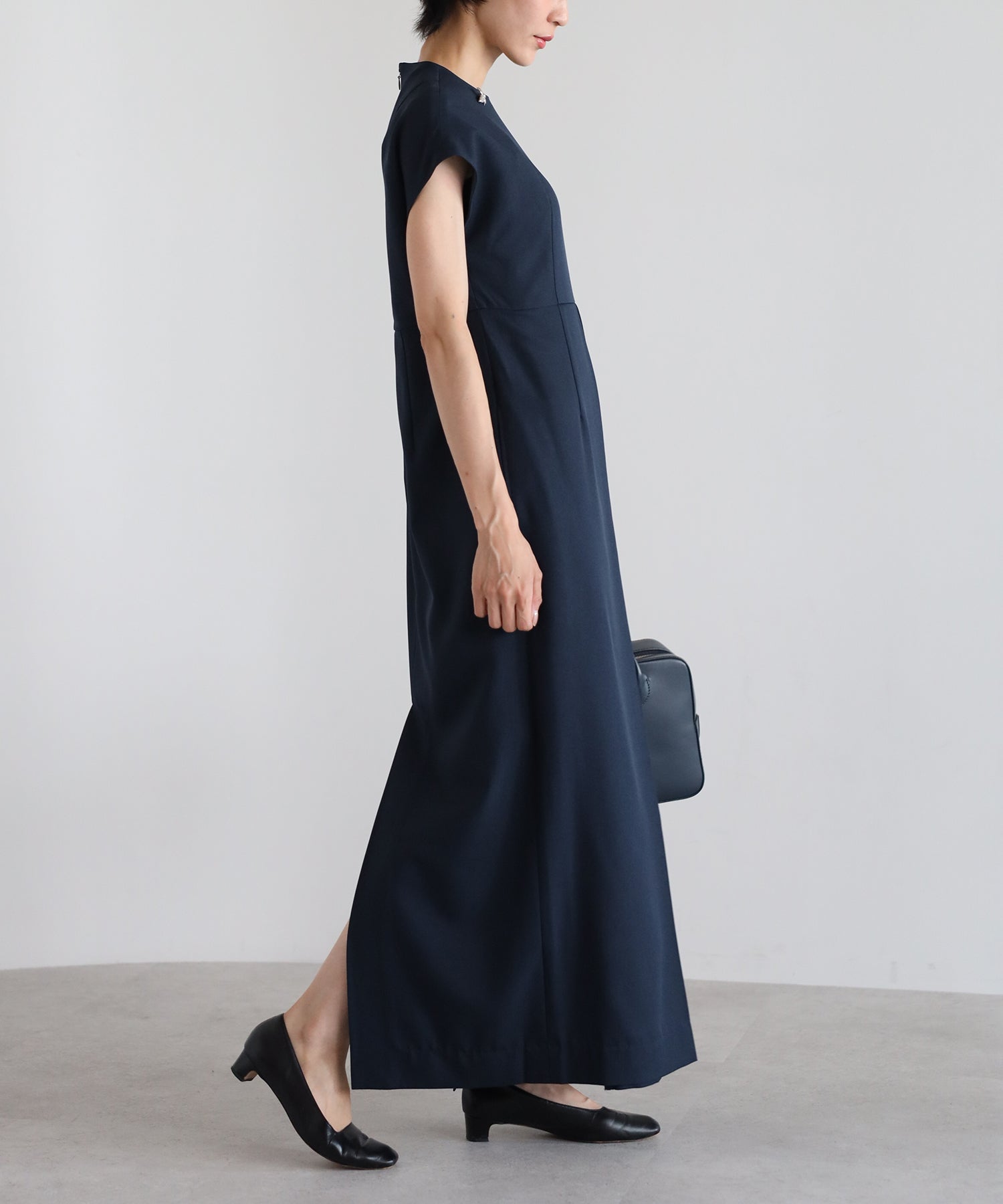 【Machine Washable】Front Tuck Cocoon One Piece