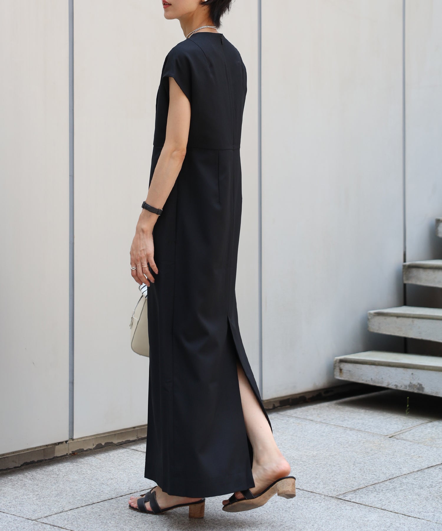 【Machine Washable】Front Tuck Cocoon One Piece