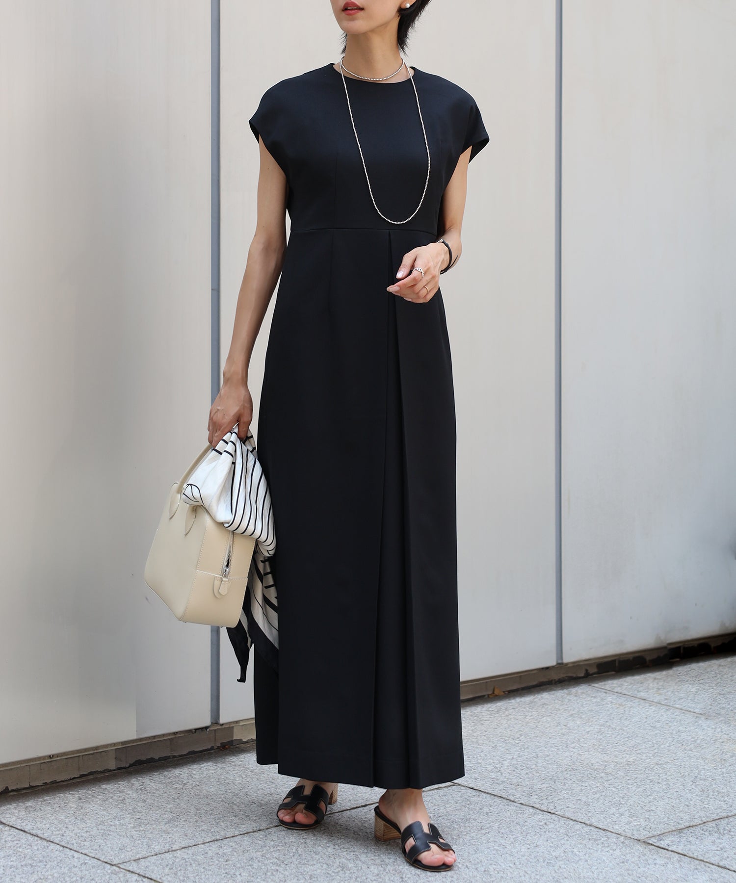 【Machine Washable】Front Tuck Cocoon One Piece