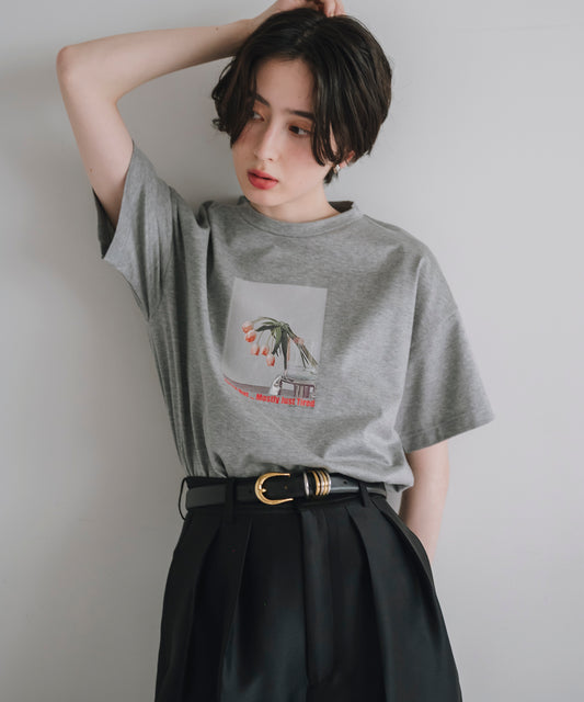 【Cool-Touch】KUTAKUTA Tulip Relaxed Tee
