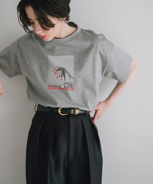 【Cool-Touch】KUTAKUTA Tulip Relaxed Tee