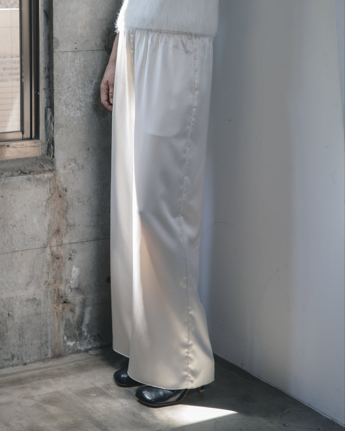 【Multi-Function】Drape Satin Easy Pants
