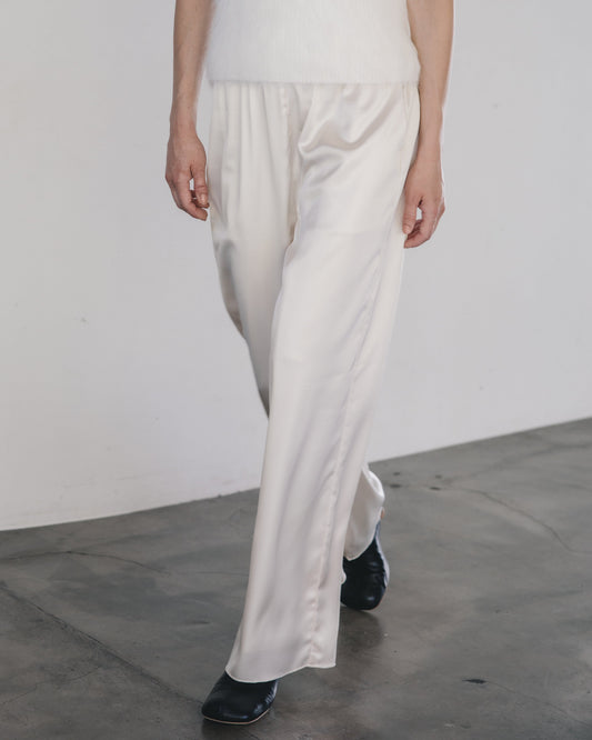 【Multi-Function】Drape Satin Easy Pants